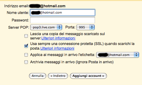 posta hotmail su gmail